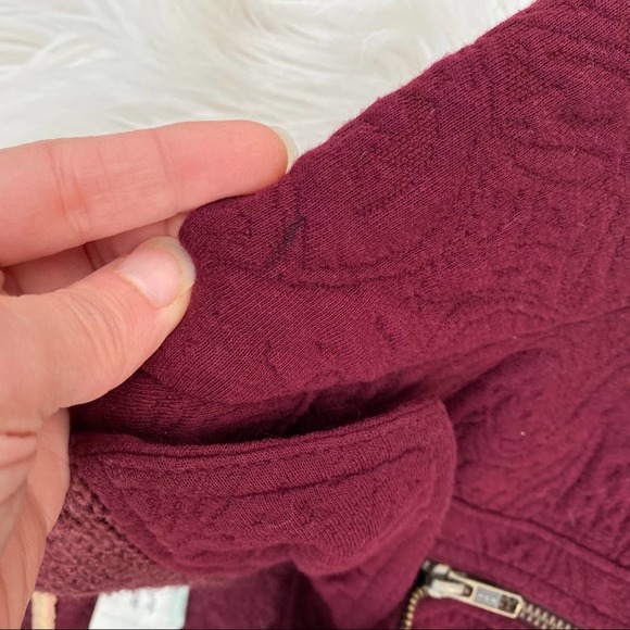 Saturday Sunday maroon light weight jacket small - Picture 5 of 6